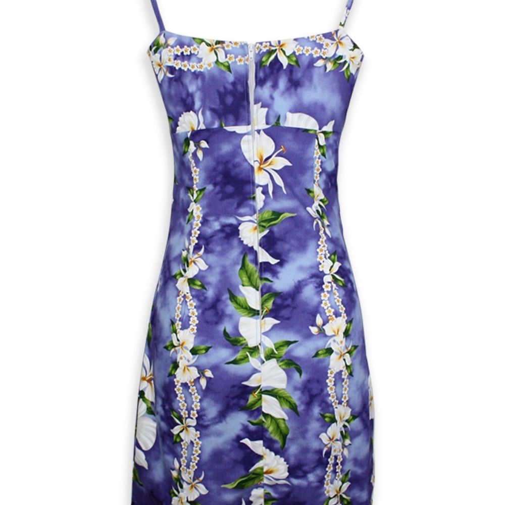 Elegant Floral Purple Mini Dress - Picture 2 of 9